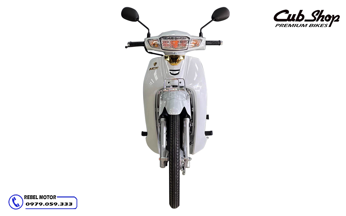 Honda Dream 125 2024 màu trắng